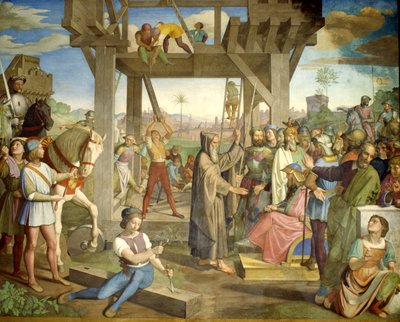 Preparativos para el asalto a Jerusalén de Friedrich Overbeck